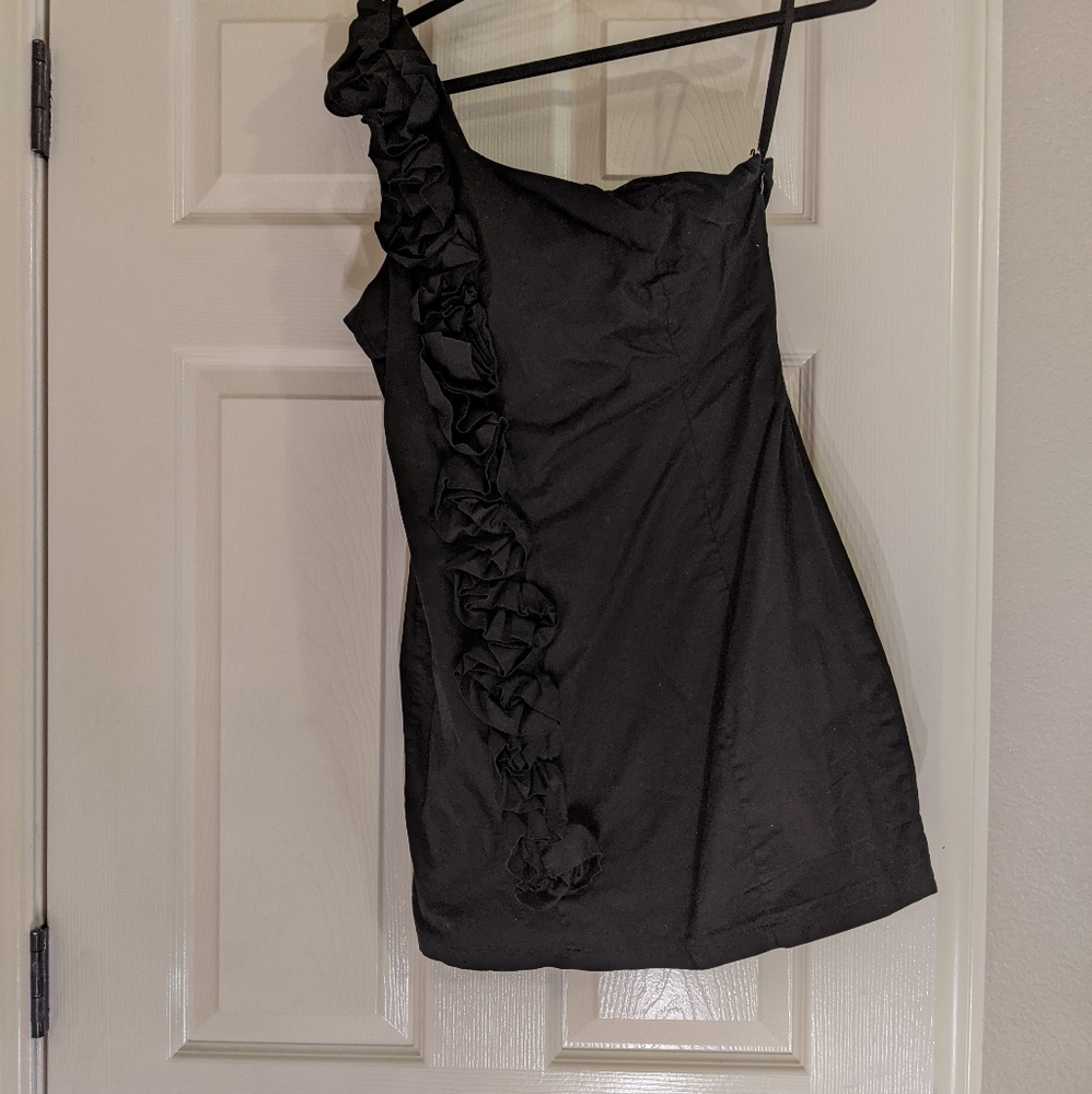 Black Off Shoulder Dress